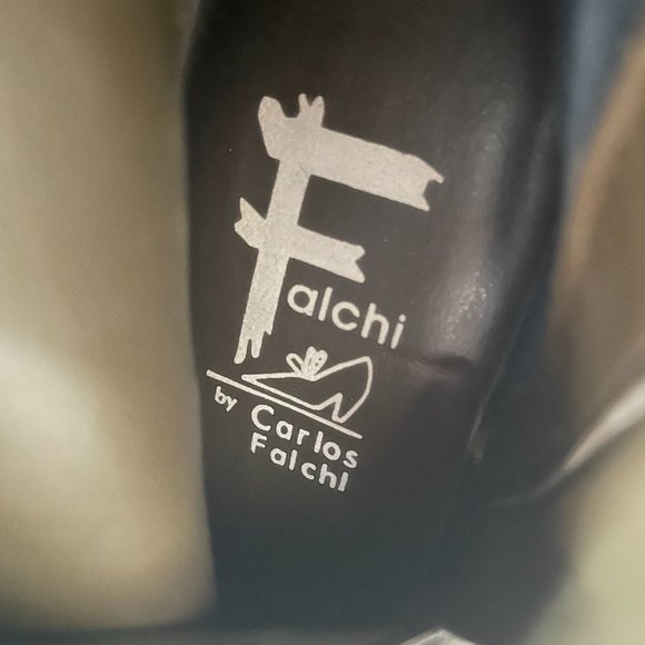 Falchi by Carlos Falchi, size 5, dark green boots - Picture 10 of 10